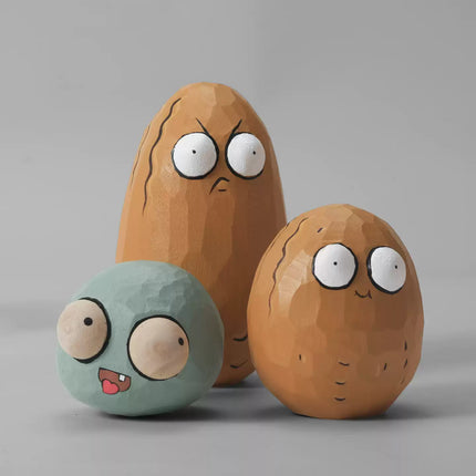Eastcoco  Tall-nut Plants vs. Zombies Handmade wood carving