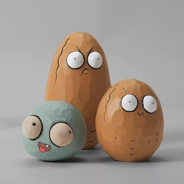 Eastcoco  Tall-nut Plants vs. Zombies Handmade wood carving