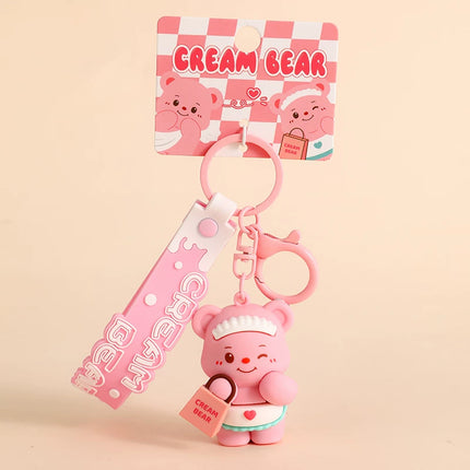 Eastcoco Pink Bear keychain