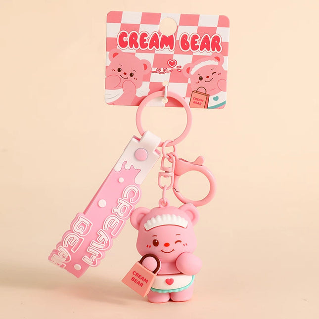 Eastcoco Pink Bear keychain
