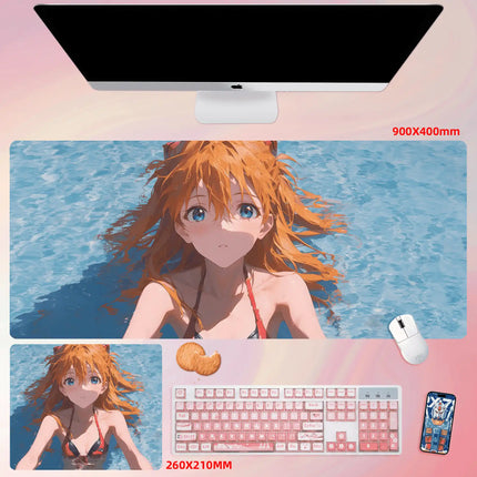 Eastcoco Swimsuit Asuka Anime Mouse Pad-Contains 15 items