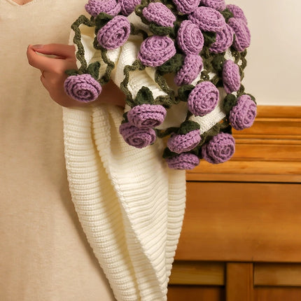 Leave Her a Little Romance｜Large Handmade Crochet Rose