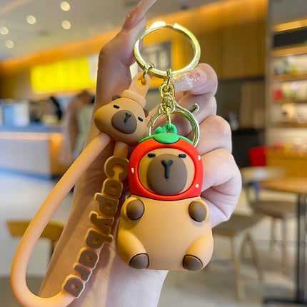 Eastcoco Speechless little capybara keychain
