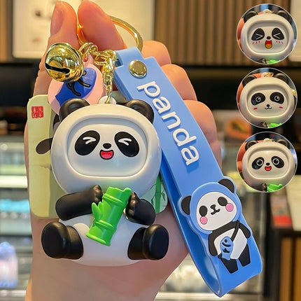 Eastcoco Panda Family keychain