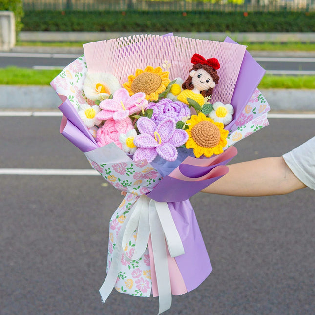 A Gift That Lasts Longer Than Fresh Flowers｜Medium Handmade Crochet Flower