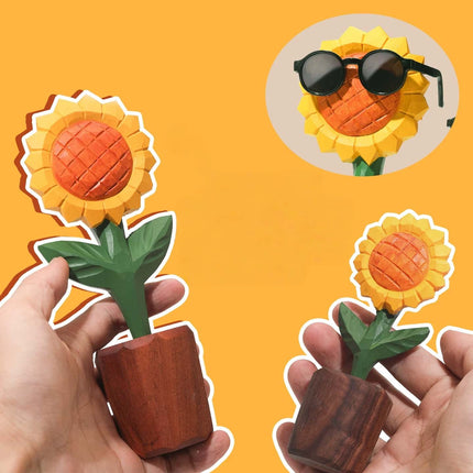 Eastcoco  Wooden Rose Handmade wood carving