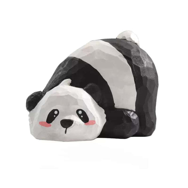 Eastcoco  Summer Red Panda Handmade wood carving