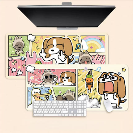 Eastcoco Crazy Three Animals Mouse Pad-Contains 15 items