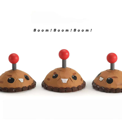Eastcoco  Plants vs. Zombies Little Potato Handmade wood carving