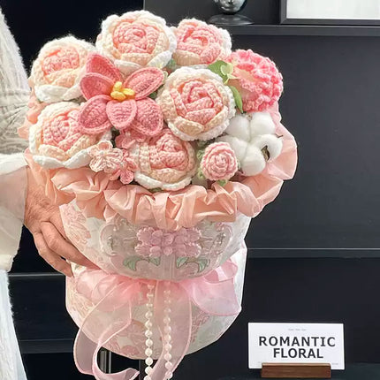 A Special Kind of Love｜Large Handmade Crochet Rose