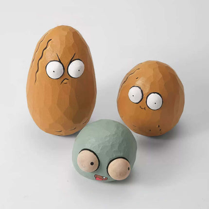 Eastcoco  Tall-nut Plants vs. Zombies Handmade wood carving