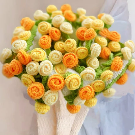 A Forever Bouquet for Her｜Large Handmade Crochet Flowers
