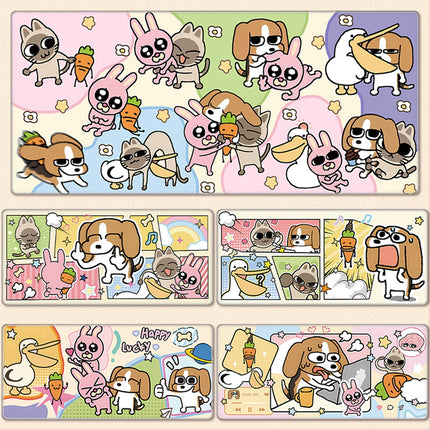 Eastcoco Crazy Three Animals Mouse Pad-Contains 15 items