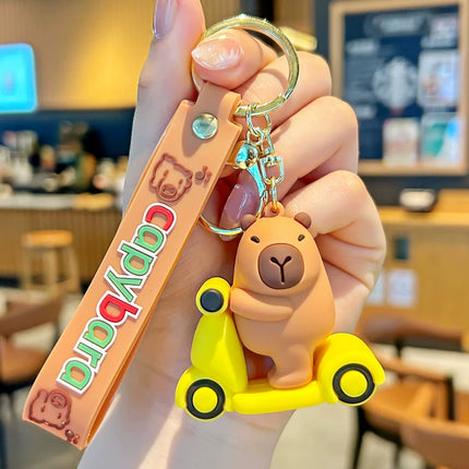 Eastcoco Healing Capybaras keychain