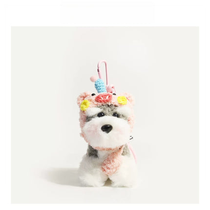 Eastcoco puppy with a headgear keychain