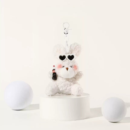 Eastcoco Pink-faced bunny keychain