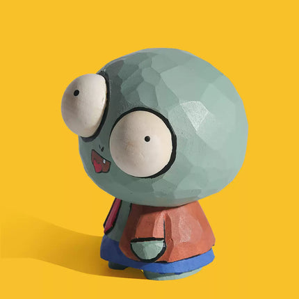 Eastcoco  Tilting heads in Plants vs. Zombies Handmade wood carving