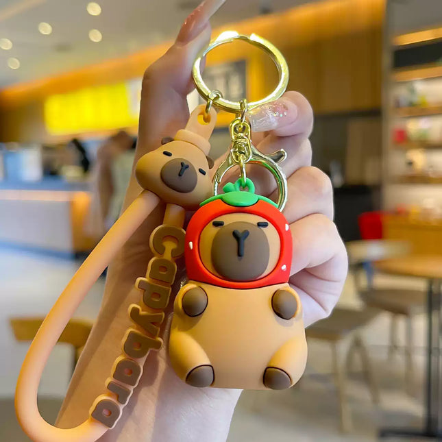 Eastcoco Speechless little capybara keychain