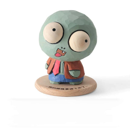 Eastcoco  Tilting heads in Plants vs. Zombies Handmade wood carving