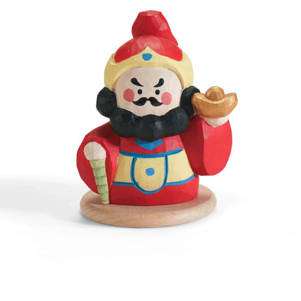 Eastcoco  Guan Yu, the God of War Handmade wood carving