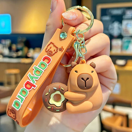 Eastcoco Healing Capybaras keychain