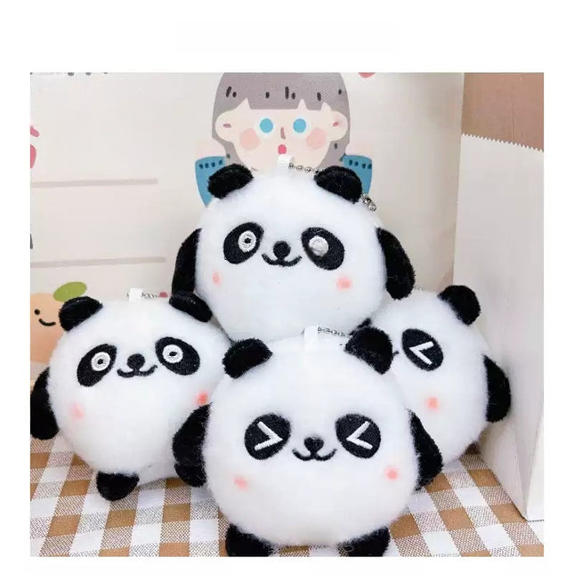 Eastcoco Cute round panda keychain