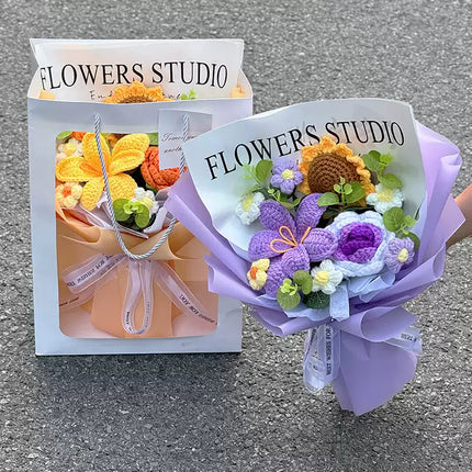 A Sweet Little Gesture｜Medium Handmade Crochet Bouquet
