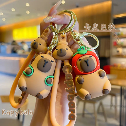Eastcoco Speechless little capybara keychain