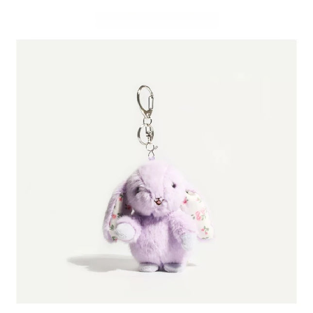 Eastcoco fluffy rabbit keychain