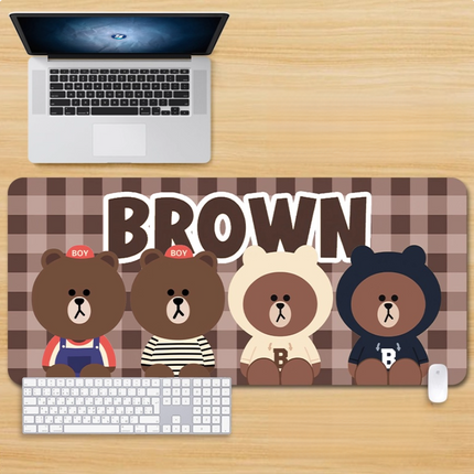 Eastcoco Brown Bear Mouse Pad-Contains 15 items