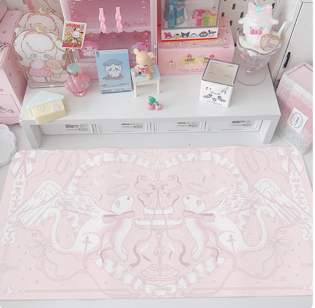 Eastcoco Pink World Mouse Pad-Contains 15 items