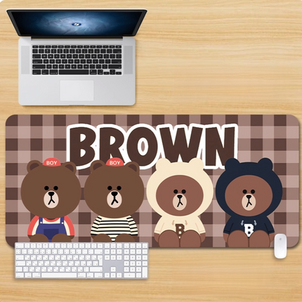 Eastcoco Brown Bear Mouse Pad-Contains 15 items