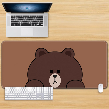 Eastcoco Brown Bear Mouse Pad-Contains 15 items
