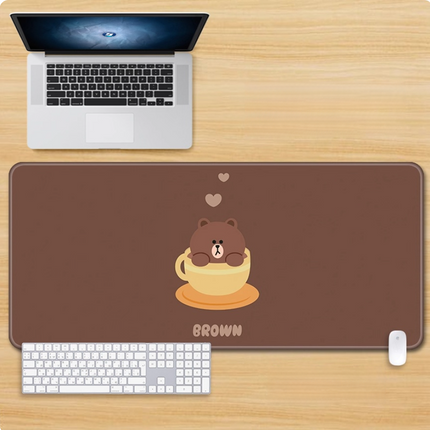 Eastcoco Brown Bear Mouse Pad-Contains 15 items