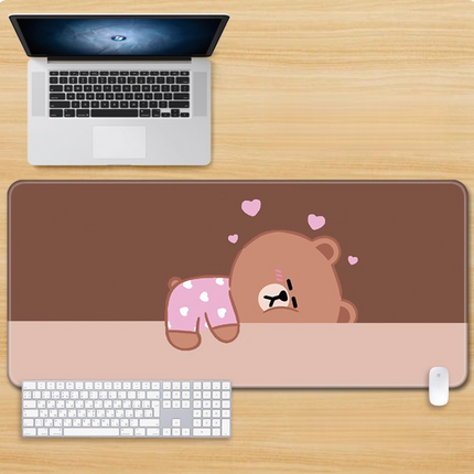 Eastcoco Brown Bear Mouse Pad-Contains 15 items