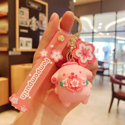 Eastcoco Pink Sanrio keychain---Cute gifts for yourself, your best friend, family, friends, or your niece