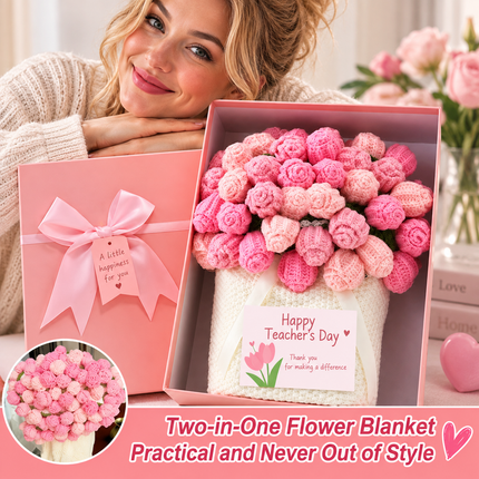 A Forever Bouquet for Her｜Large Handmade Crochet Flowers