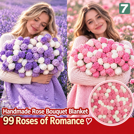A Forever Bouquet for Her｜Large Handmade Crochet Flowers