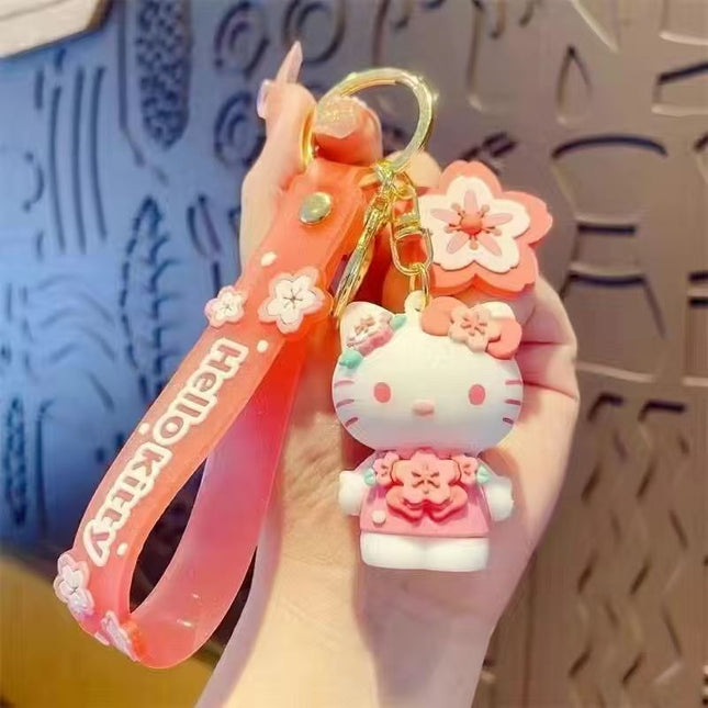 Eastcoco Pink Sanrio keychain---Cute gifts for yourself, your best friend, family, friends, or your niece