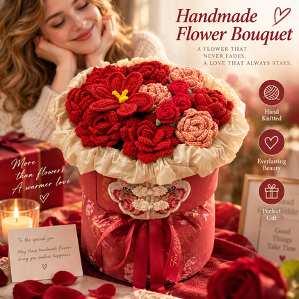 A Special Kind of Love｜Large Handmade Crochet Rose