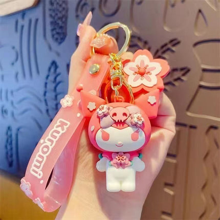 Eastcoco Pink Sanrio keychain---Cute gifts for yourself, your best friend, family, friends, or your niece