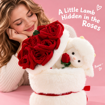 Love That Never Fades｜Large Crochet Red Rose